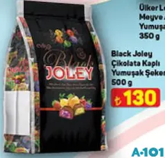 EVLİYA BLACK JOLEY ÇİKOLATA KAPLI YUMUŞAK ŞEKER 500 G - BAYRAM ŞEKERİ/ÇİKOLATASI